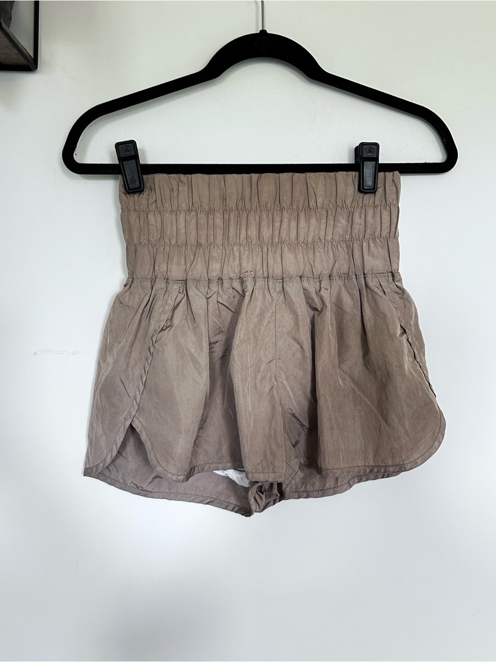 Free People Movement The Way Home Elastic Waist High Rise Athletic Shorts‎ Small